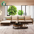 Holzsofa Sofa aus technischem Stoff Couch Haushaltssofa